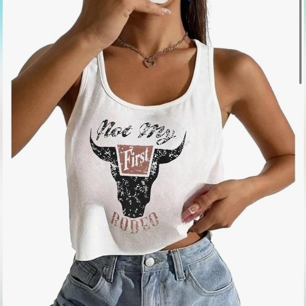Not my first rodeo - crop tank